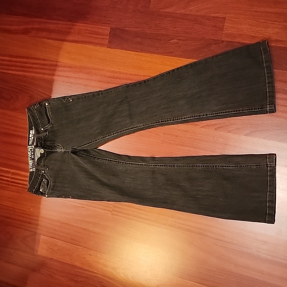 Milan low rise Flared leg jean